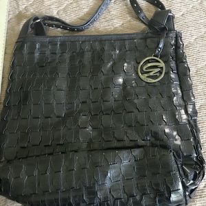 Galian New York black purse. In good condition.